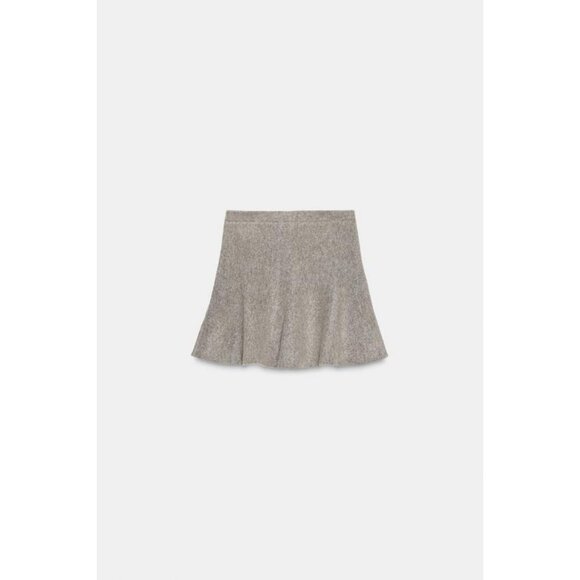 ZARA KNIT MINI SKIRT - Picture 5 of 6